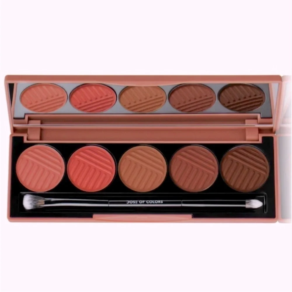 Dose Of Colors Eyeshadow Palette Sassy Siennas Brown Coral Peach